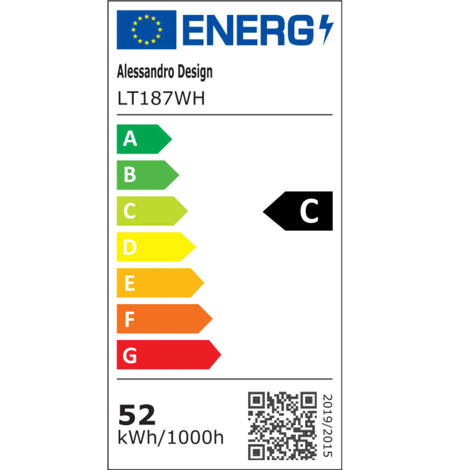 Alessandro Design LT187WH Lustra LED 52W cristal telecomanda