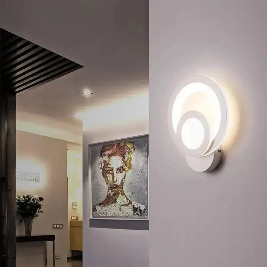 Alessandro Design Urbanist 19W aplica LED rotunda alba