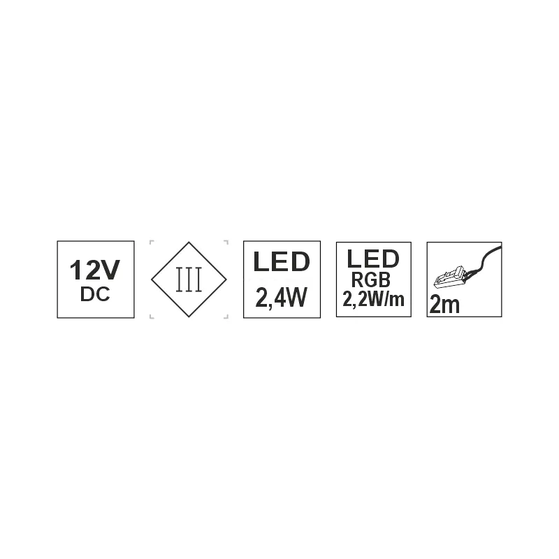 Furnika Omega 200mm corp LED cu întrerupător