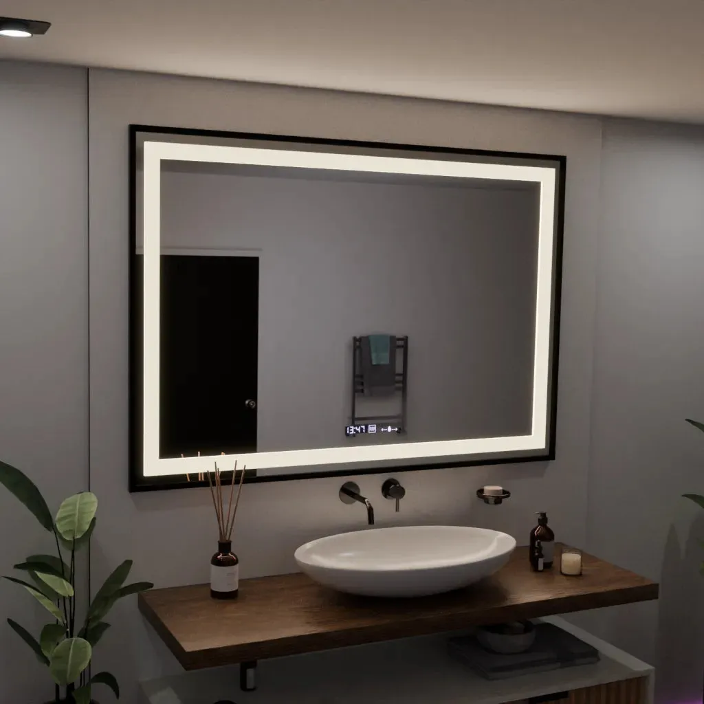 Alessandro Design Majeste Noir oglindă LED 100x65cm Marcello