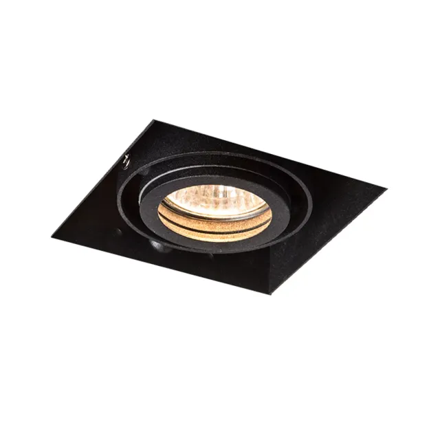 Rendl Electra I GU10 spot incastrat negru orientabil