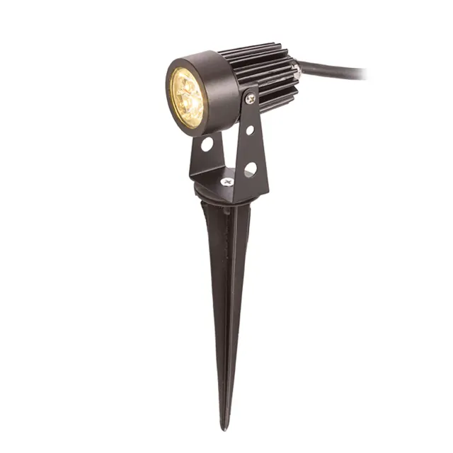 Rendl Gun proiector exterior LED negru cu tarus