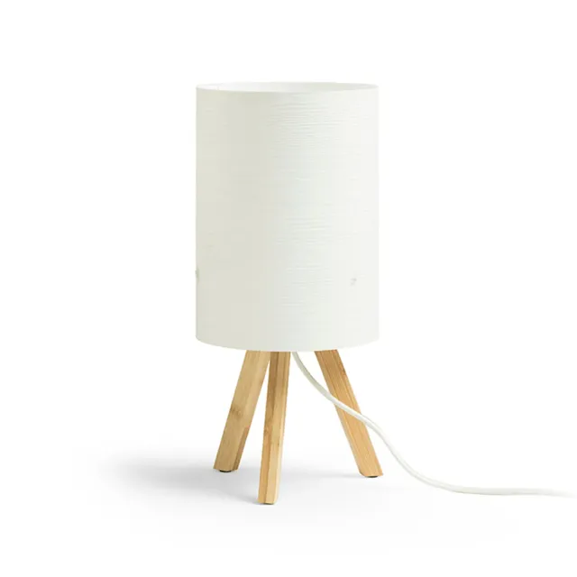 Rendl Light Studio Rumba lampă de masă alb PVC lemn