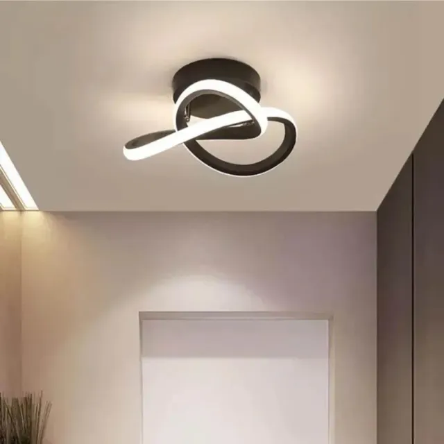 Alessandro Design VERTEX Flow 24W lustra LED neagra