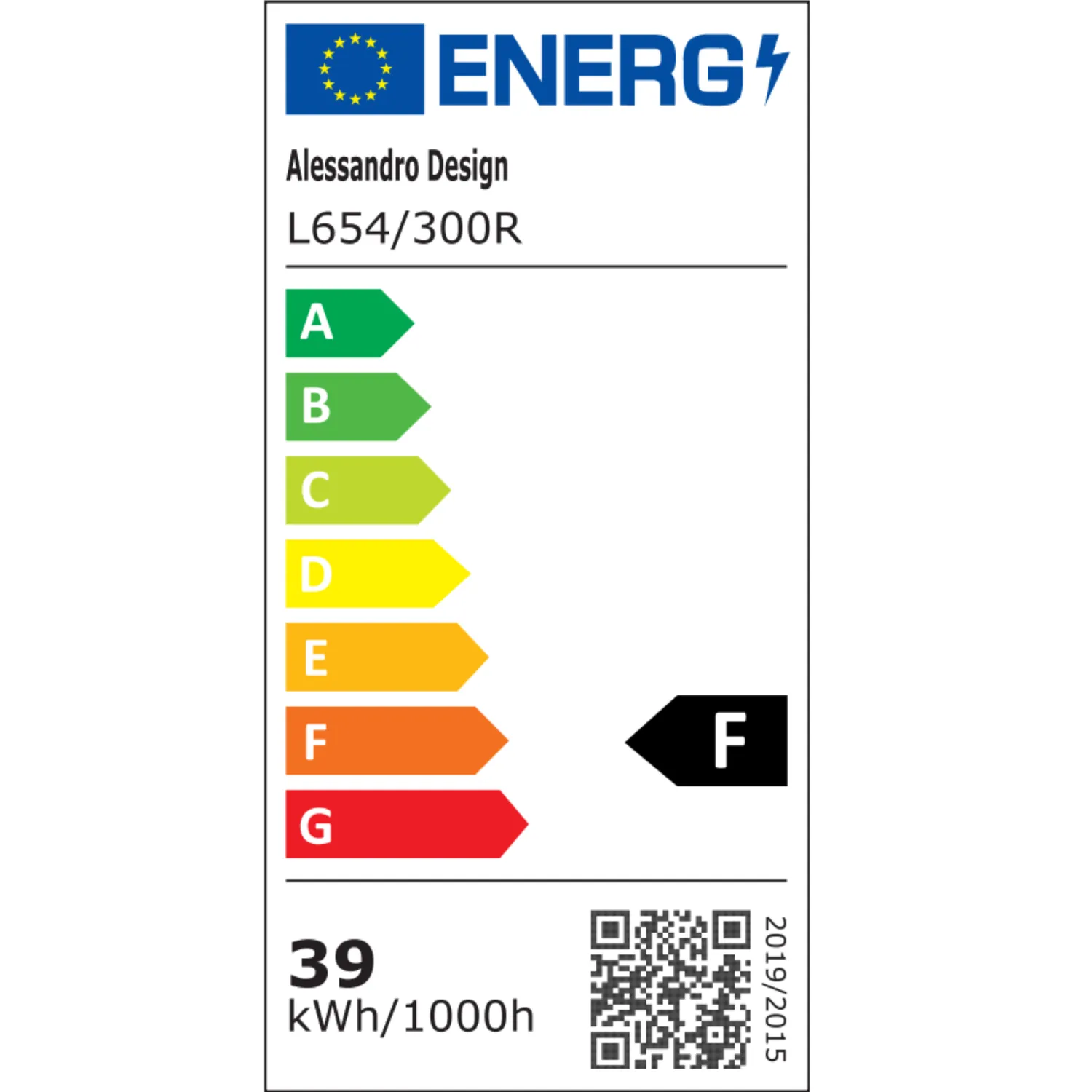 Alessandro Design PrisMiq 39W lustra LED neagra 3 ovale