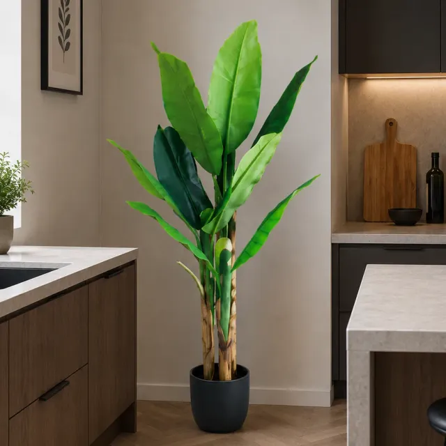 Alessandro Design planta artificiala bananier 140cm cu ghiveci