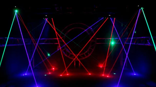 Shehds 3000mW RGB 3in1 laser scena 6 capete full color