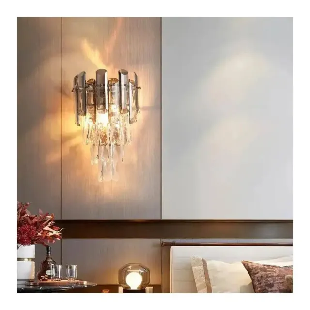 Alessandro Design Mayra aplica perete 2xE14 auriu cristal