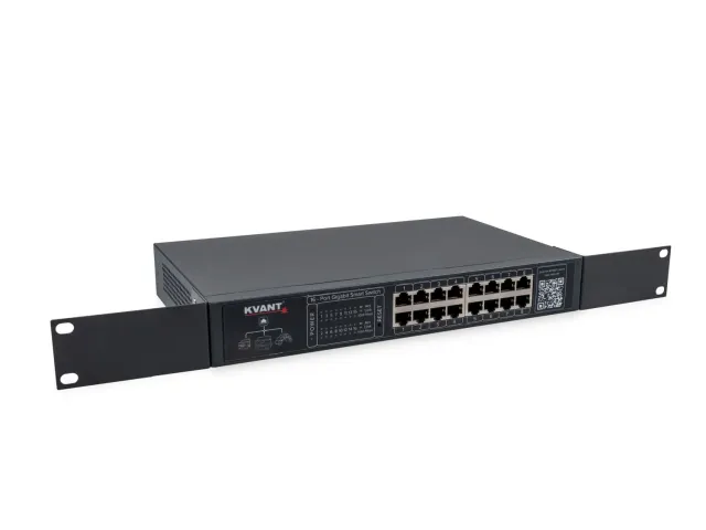 Kvant switch retea 16 porturi pentru instalatii laser