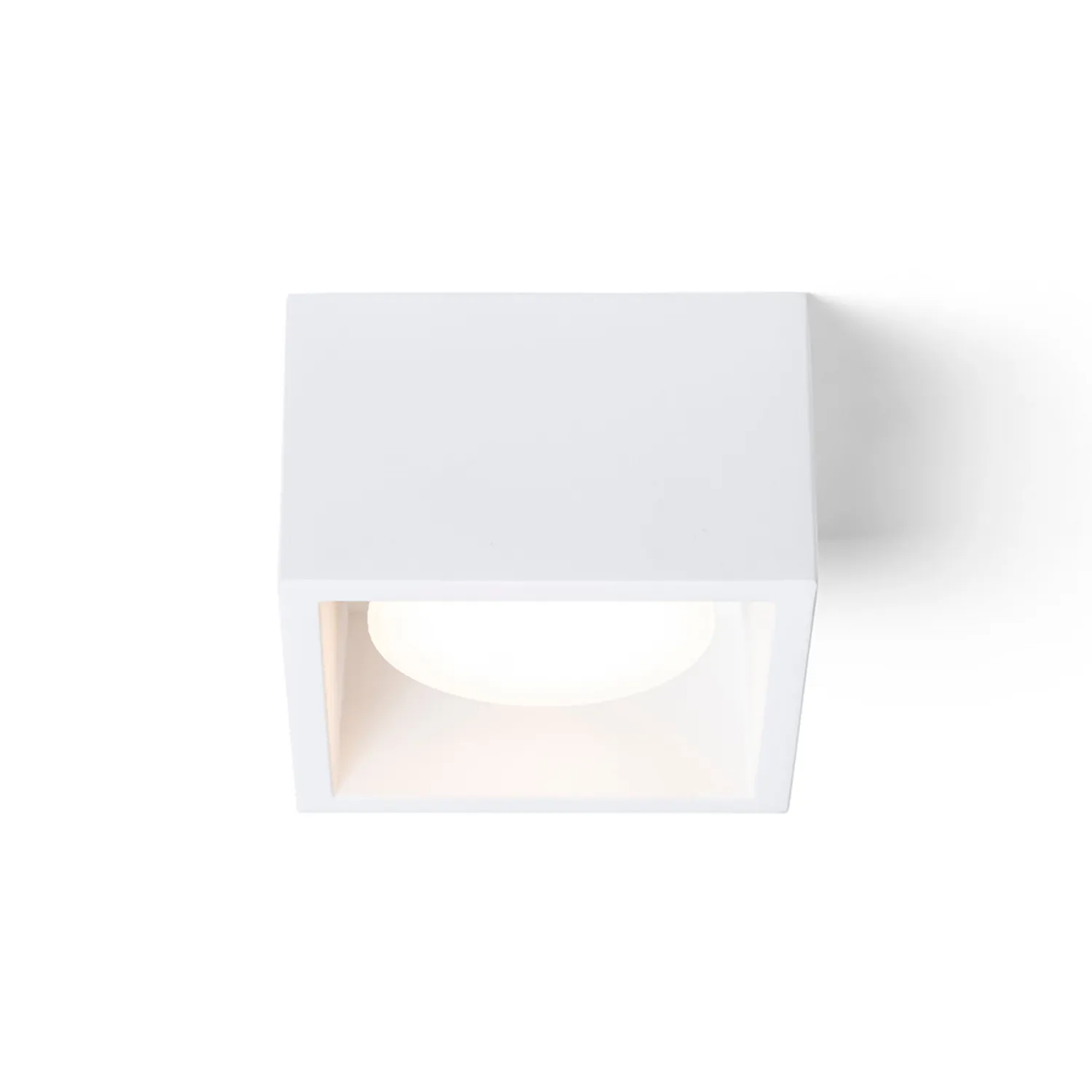Rendl Light Studio Loka plafonieră gips pătrată vopsibilă GX53