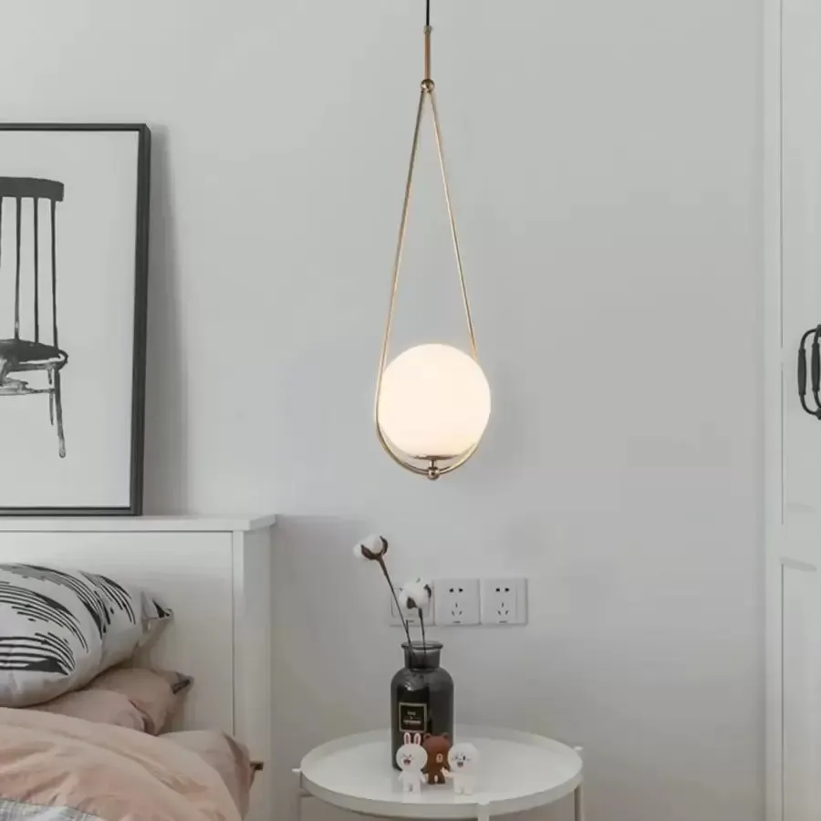 Alessandro Design Loft Haven lustra alba-aurie E27 reglabila