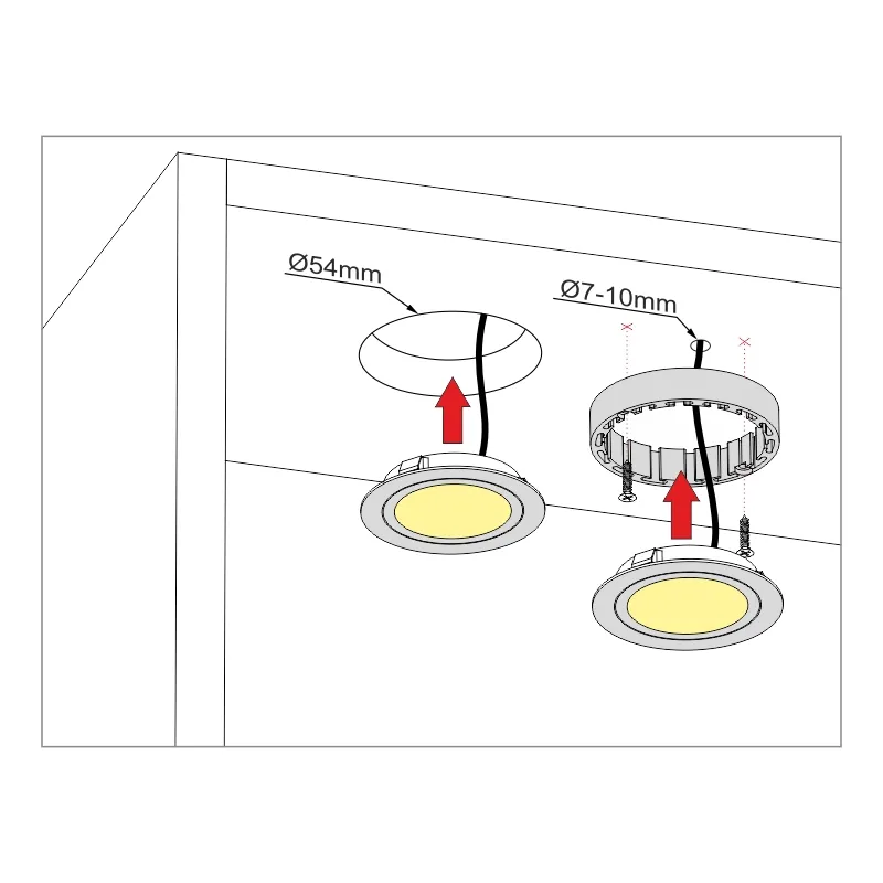 Furnika Round DY capac difuzor rotund LED