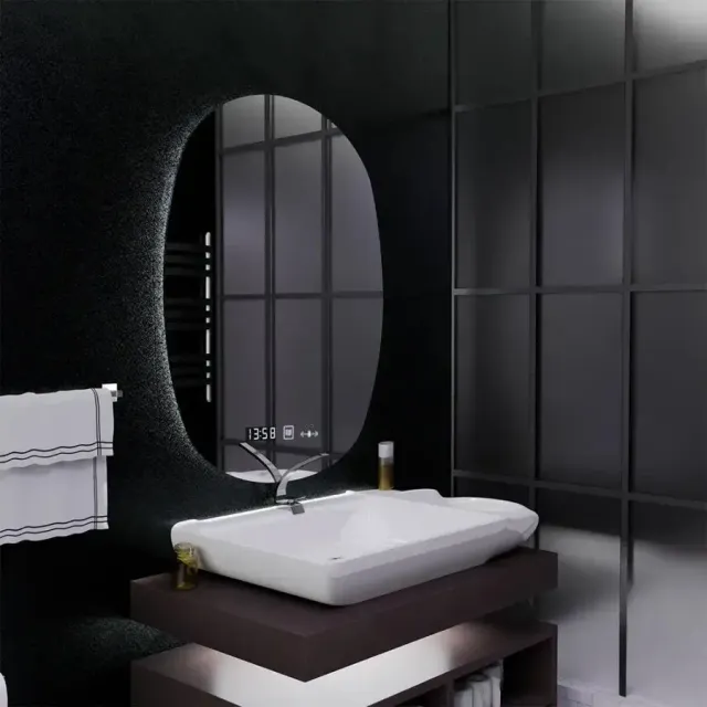 Alessandro Design Ranya oglindă LED ovală 60x80 dimabilă