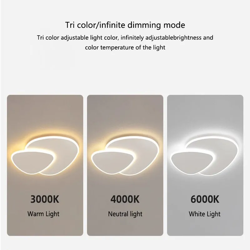 Alessandro Design Futura Lumina lustra LED ovala 66W alba