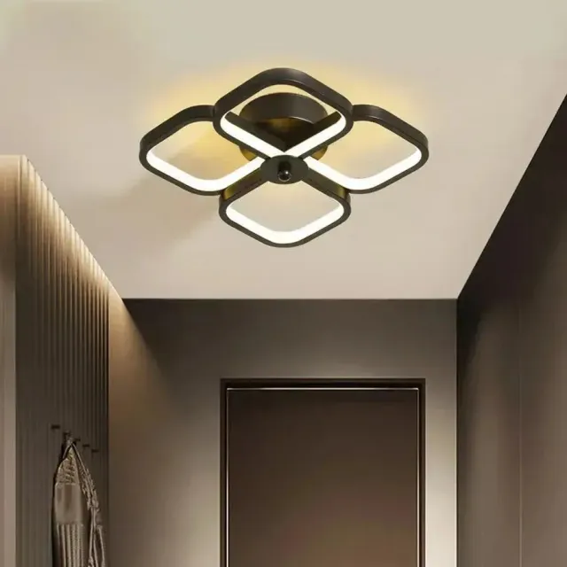 Alessandro Design VERTEX Tesser lustra LED 34W negru