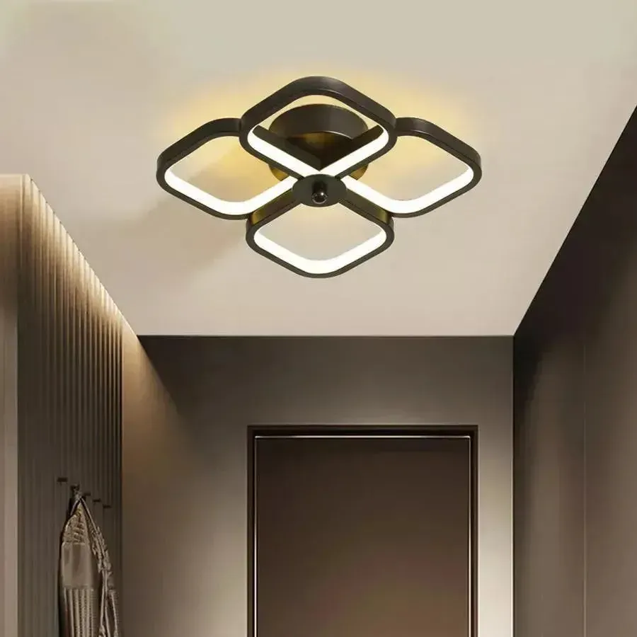 Alessandro Design VERTEX Tesser lustra LED 34W negru