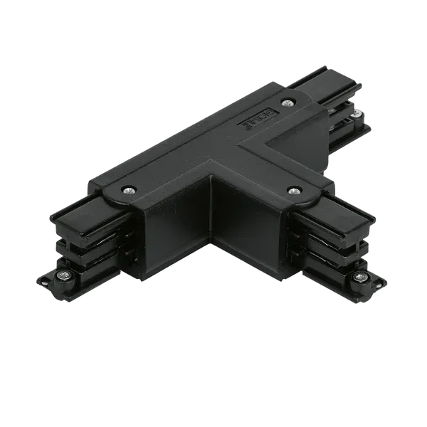 Aurora Conector T sina 3 circuite 16A 250V negru dreapta