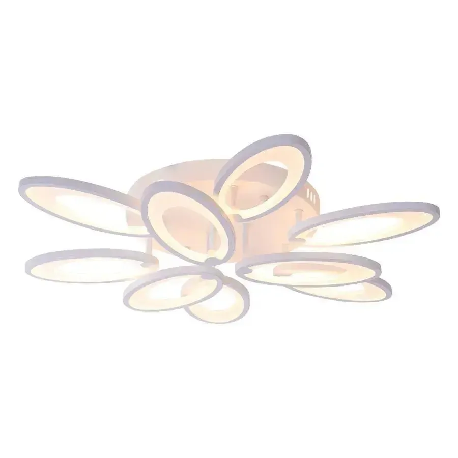 Alessandro Design SUNFLOWER lustră LED 98W albă telecomandă