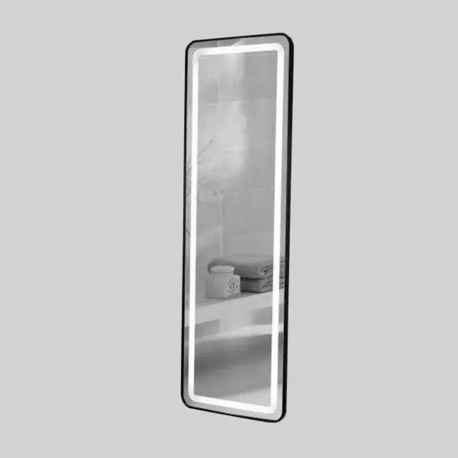 Alessandro Design Marcello Touch oglinda LED 45x140cm neagra