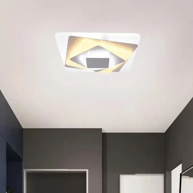 Alessandro Design Florensia 86W lustra LED alba patrata