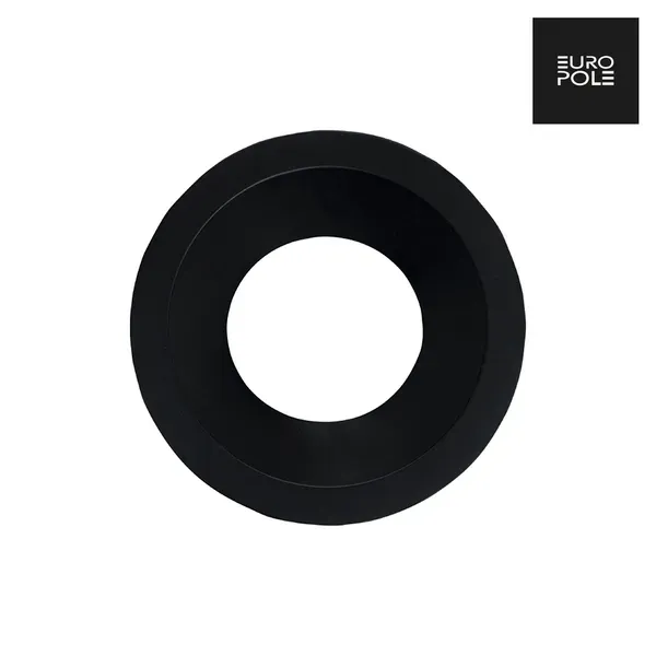 Aurora LED UP Universal ramă rotundă negru mat 82mm