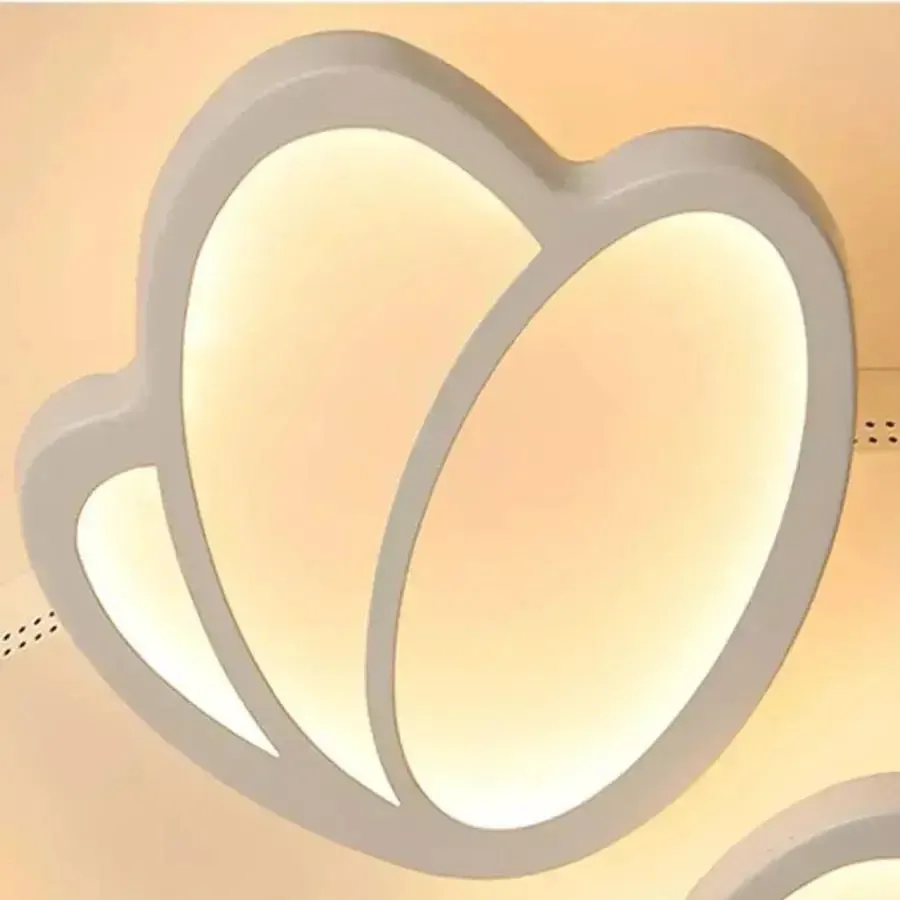 Alessandro Design Tulip lustra LED alba 45W 3 petale
