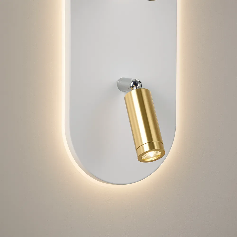 Alessandro Design Fisso Camilla lustra LED 66W auriu reglabila