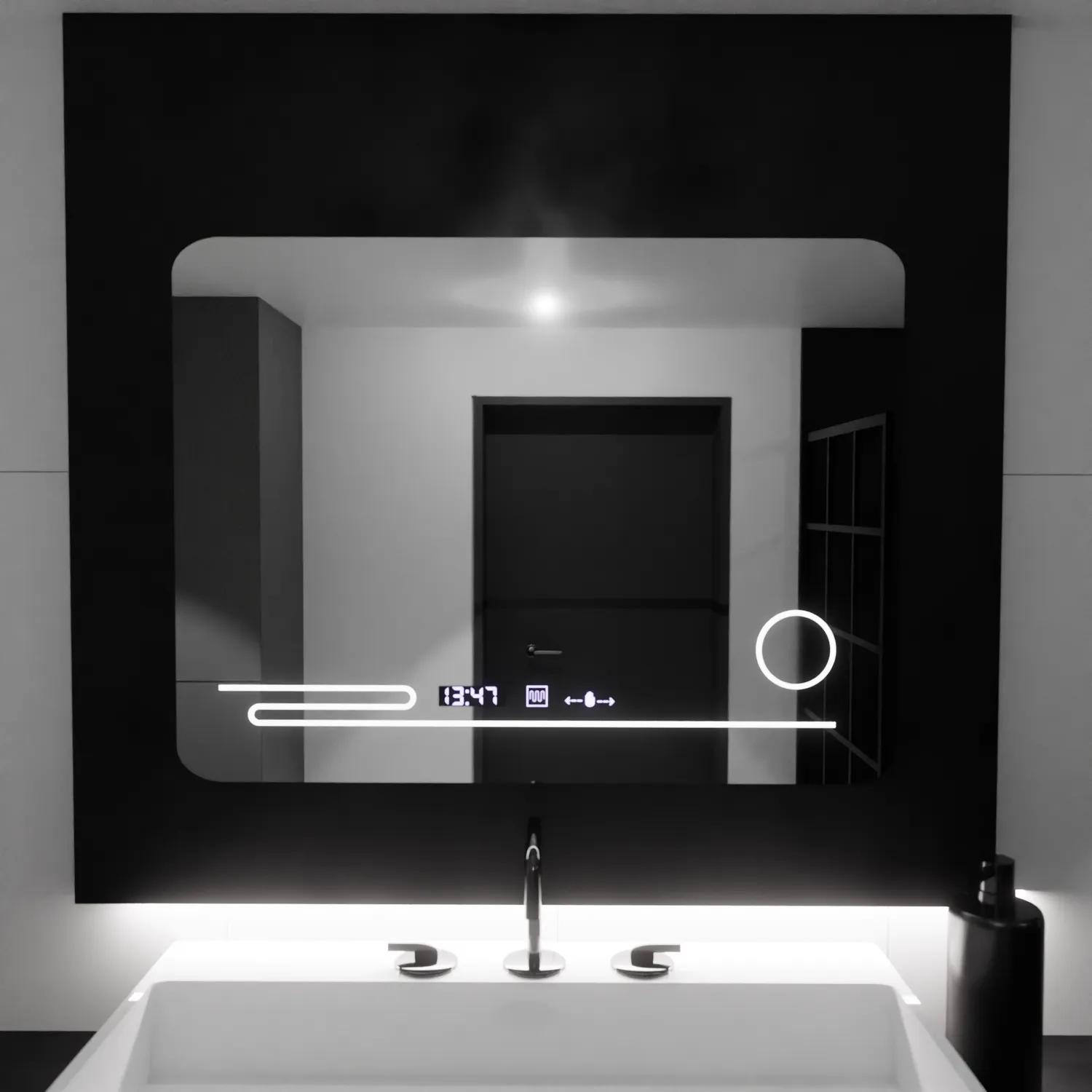 Alessandro Design Marcello oglinda LED 80x60cm dezaburire