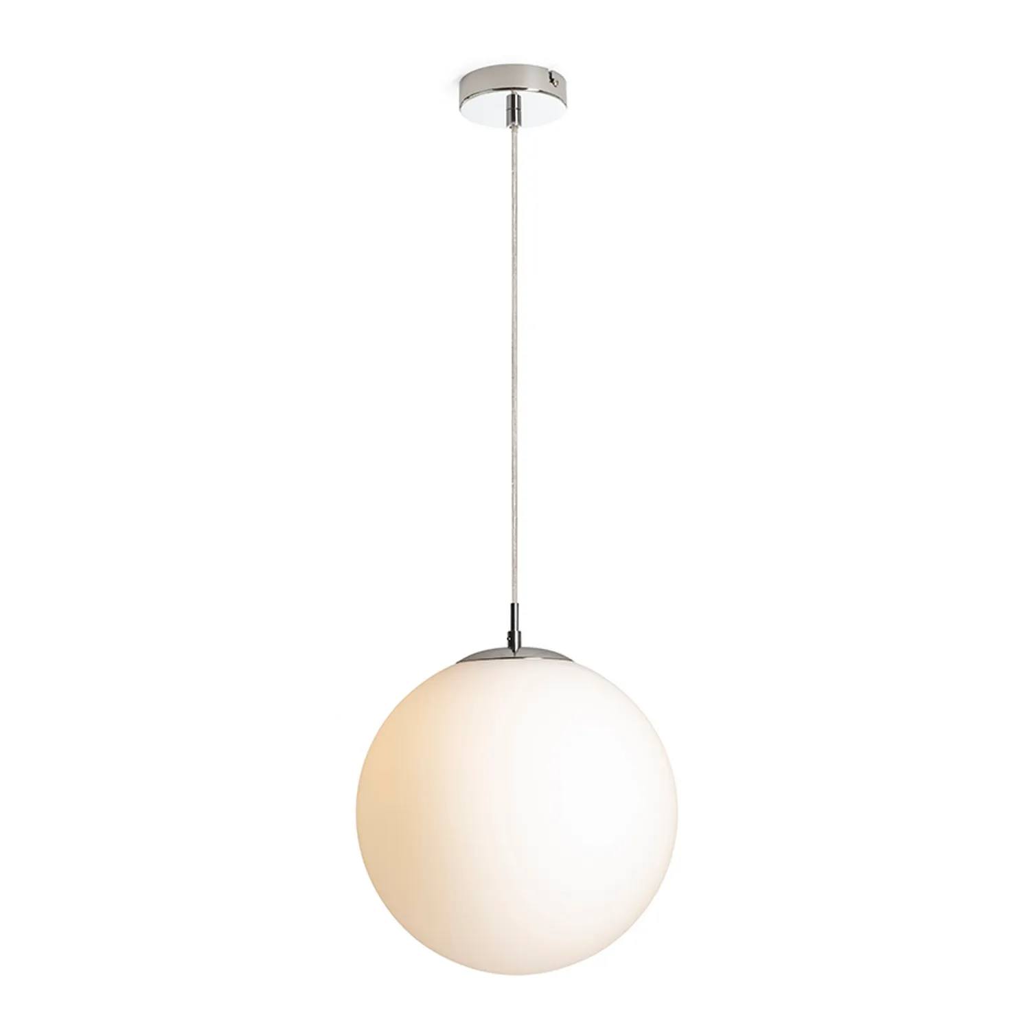 Rendl Light Studio Luna 30 pendul sticla opal crom