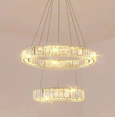 Alessandro Design LLC130/2CH lustră LED 62W crom 2 cercuri