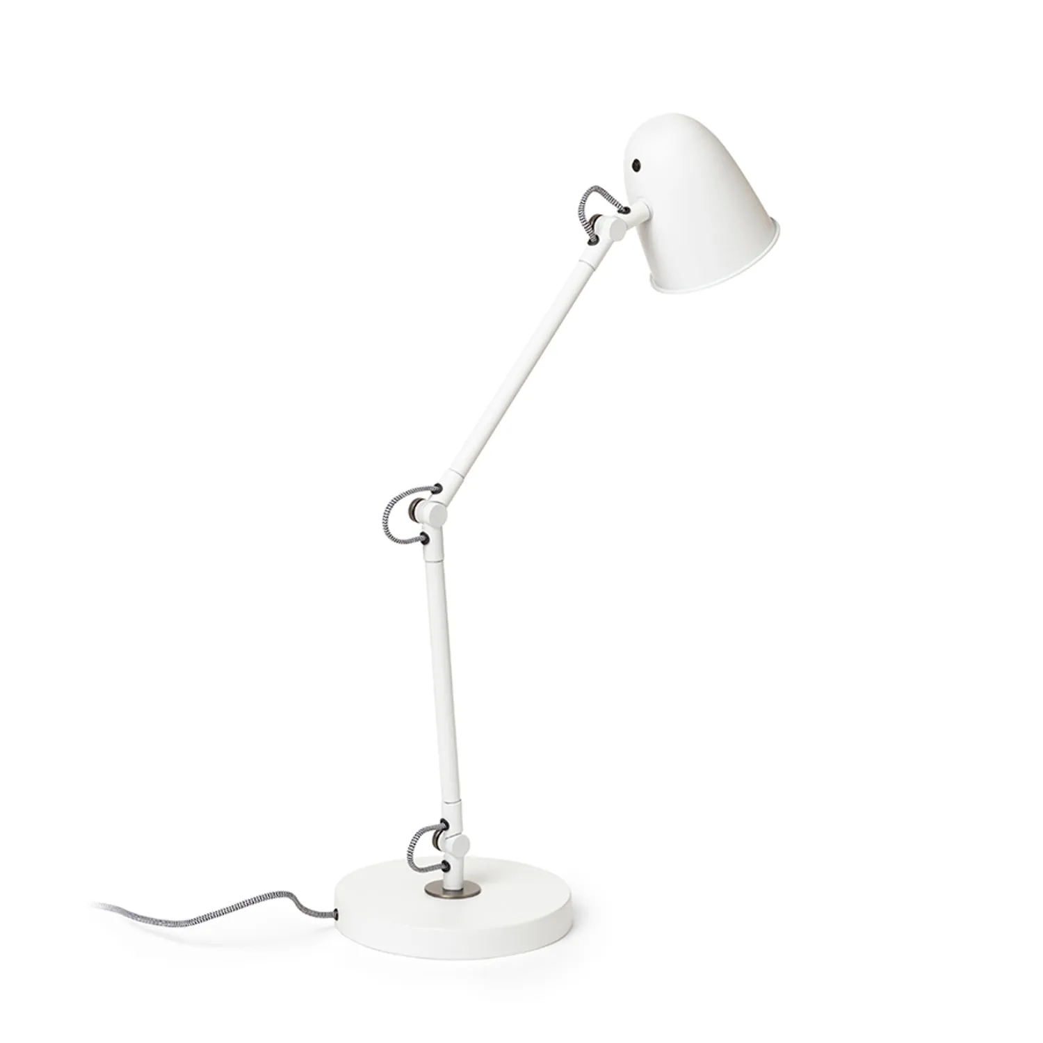 Rendl Light Studio Danny Bord Veioză alb nichel mat E14
