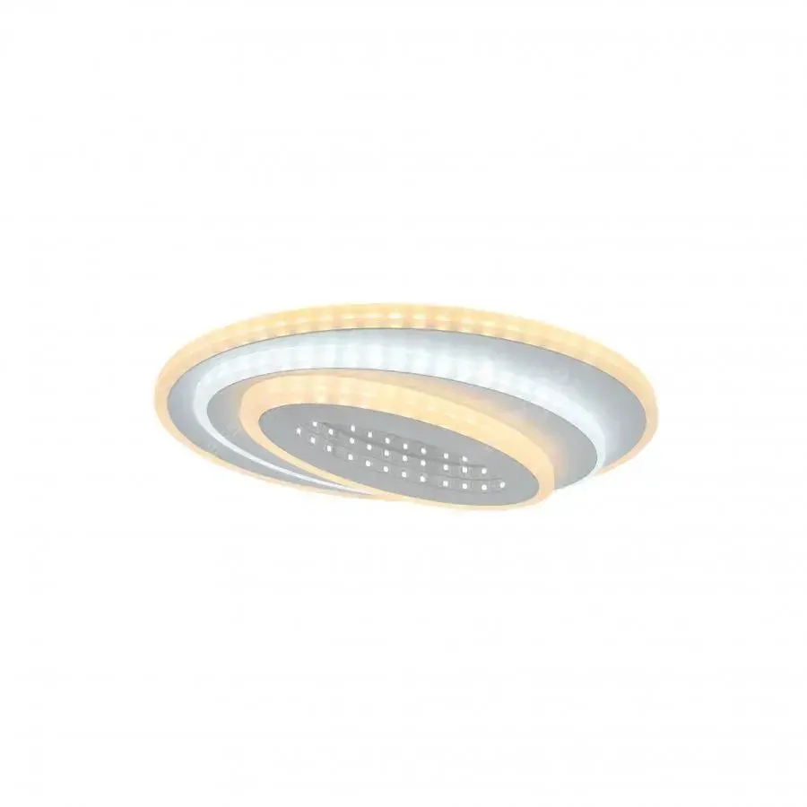 Alessandro Design Nexa 3D 36W lustră LED albă ovală