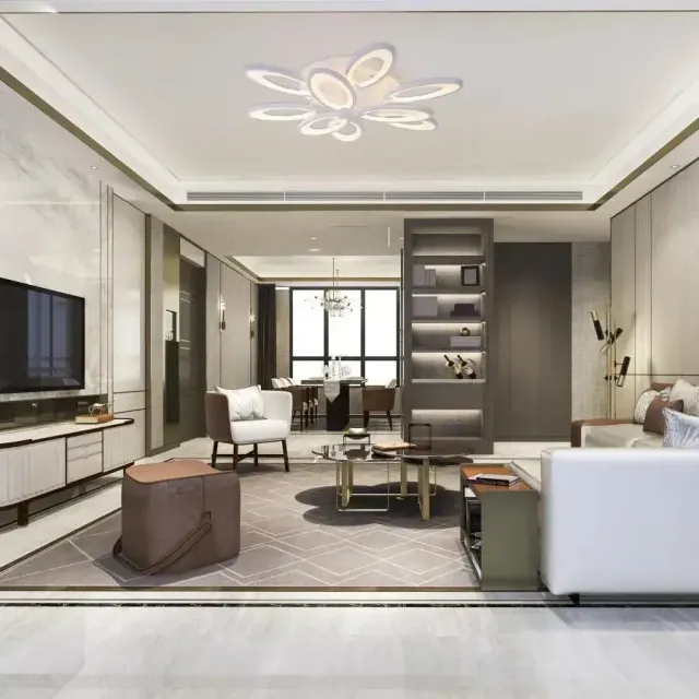 Alessandro Design SUNFLOWER lustră LED 98W albă telecomandă