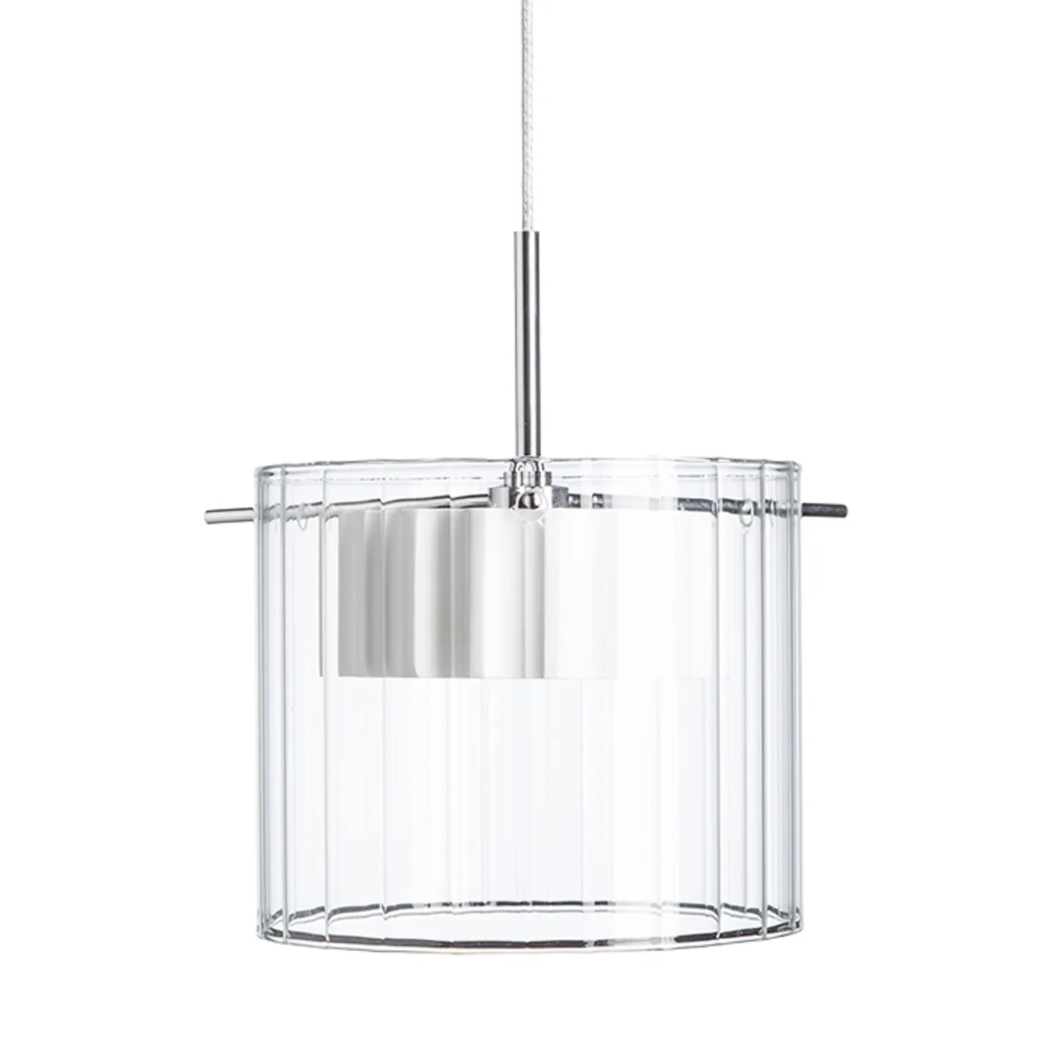 Rendl Light Studio Estra I pendul LED sticlă transparentă