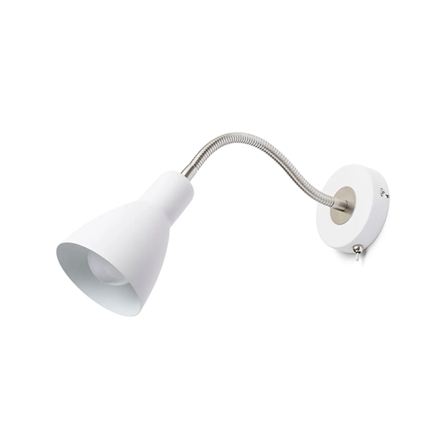 Rendl Light Studio Kaya aplica E27 cu intrerupator alb