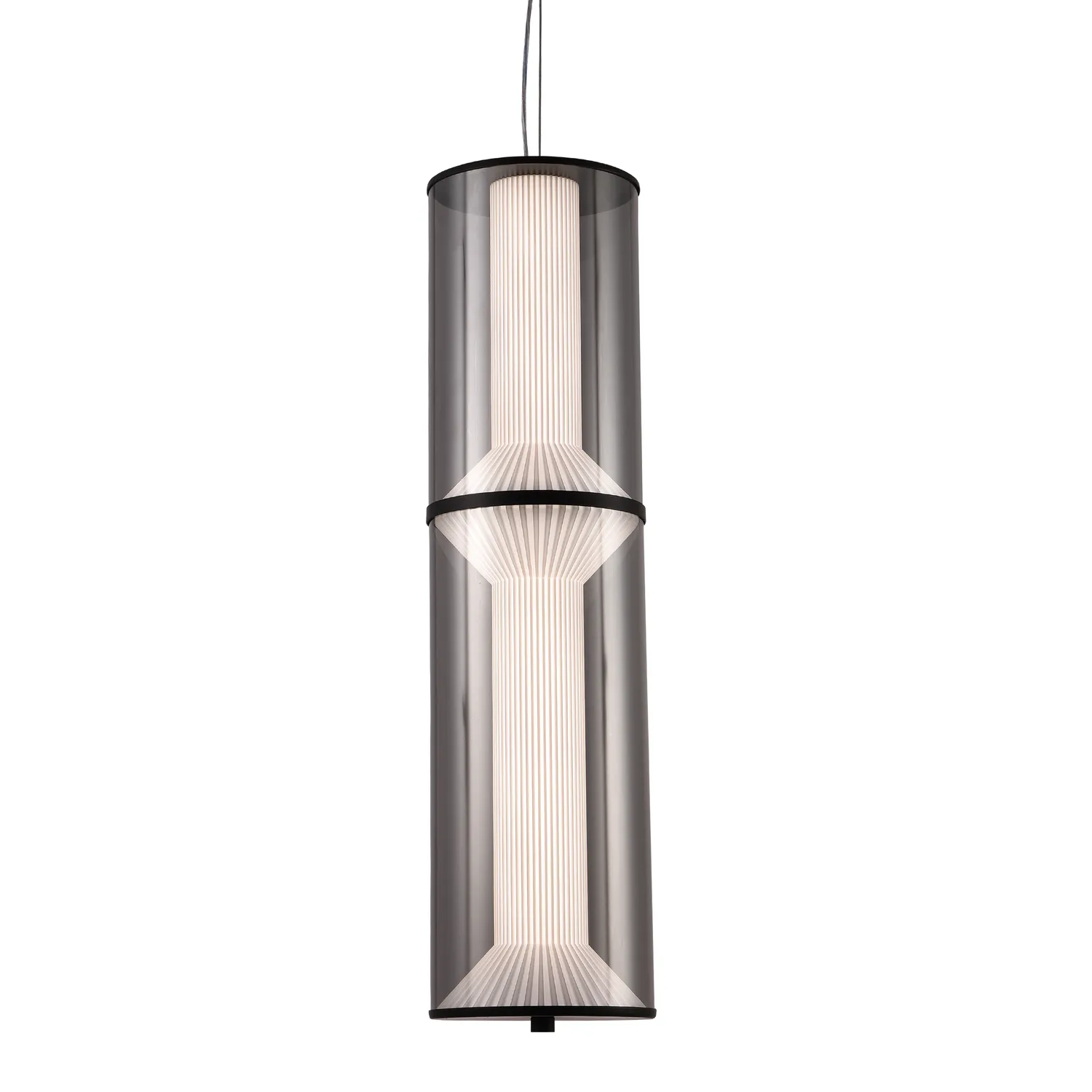 Alessandro Design Orin lustra LED 47W negru telecomanda