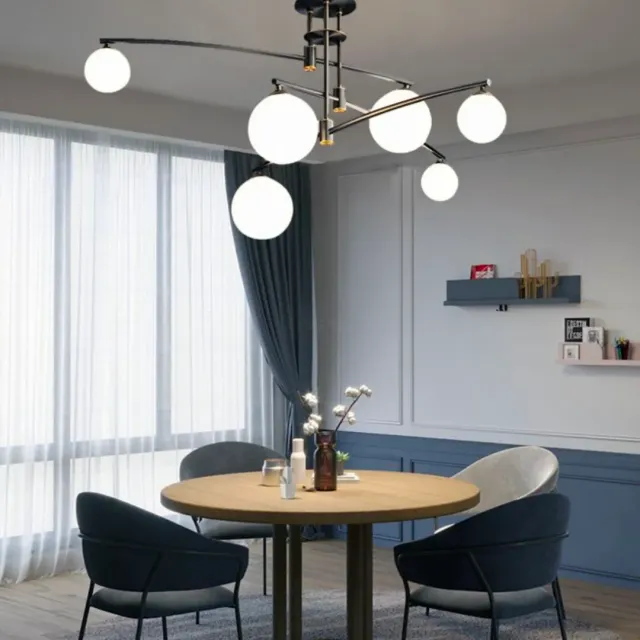 Alessandro Design Penthouse Dome lustra 6xG9 neagra