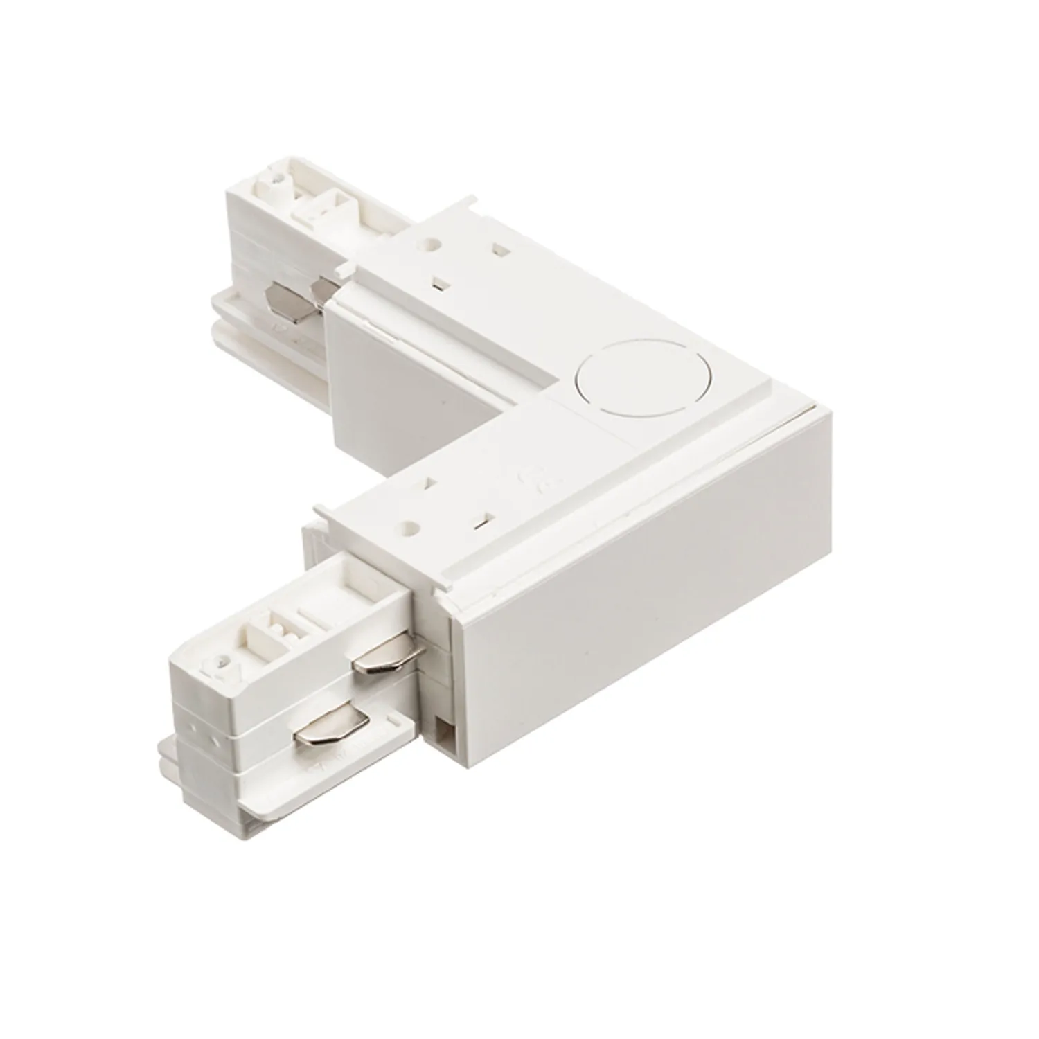 Rendl Light Studio Eutrac L-Skarv conector sina alb 3 faze