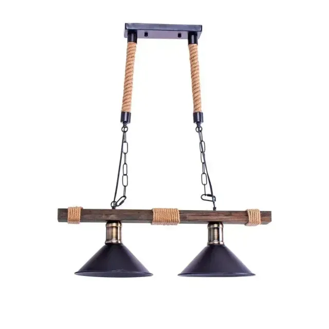 Alessandro Design lustra traditionala 2xE27 maro sfoara