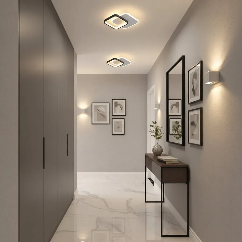 Alessandro Design Marcelo lustra LED 30W negru-alb 3 culori