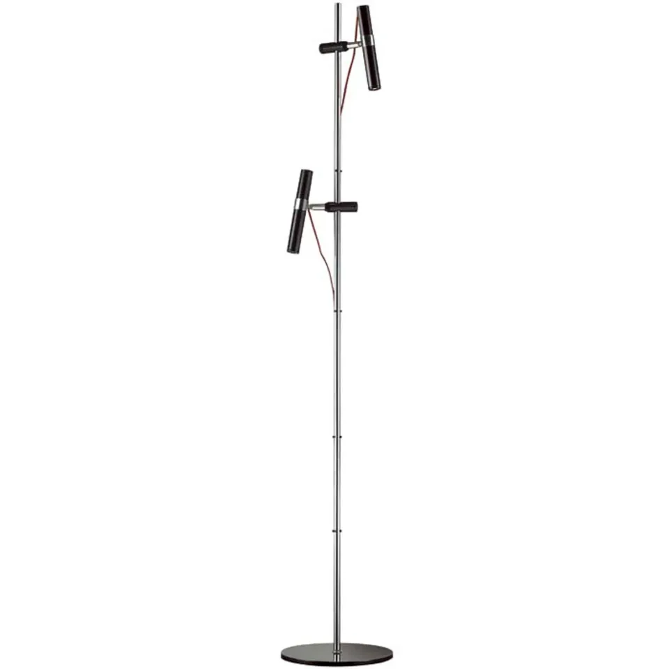 Rendl Light Studio Viper FL lampadar negru 2 spoturi LED