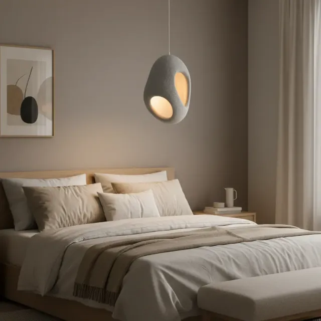 Alessandro Design Foamer lustra suspendata E27 gri 37cm inaltime reglabila