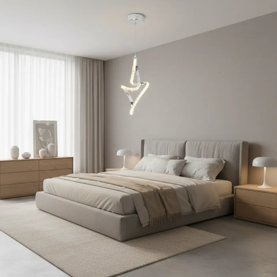 Alessandro Design Osiris candelabru pendul LED 24W crom