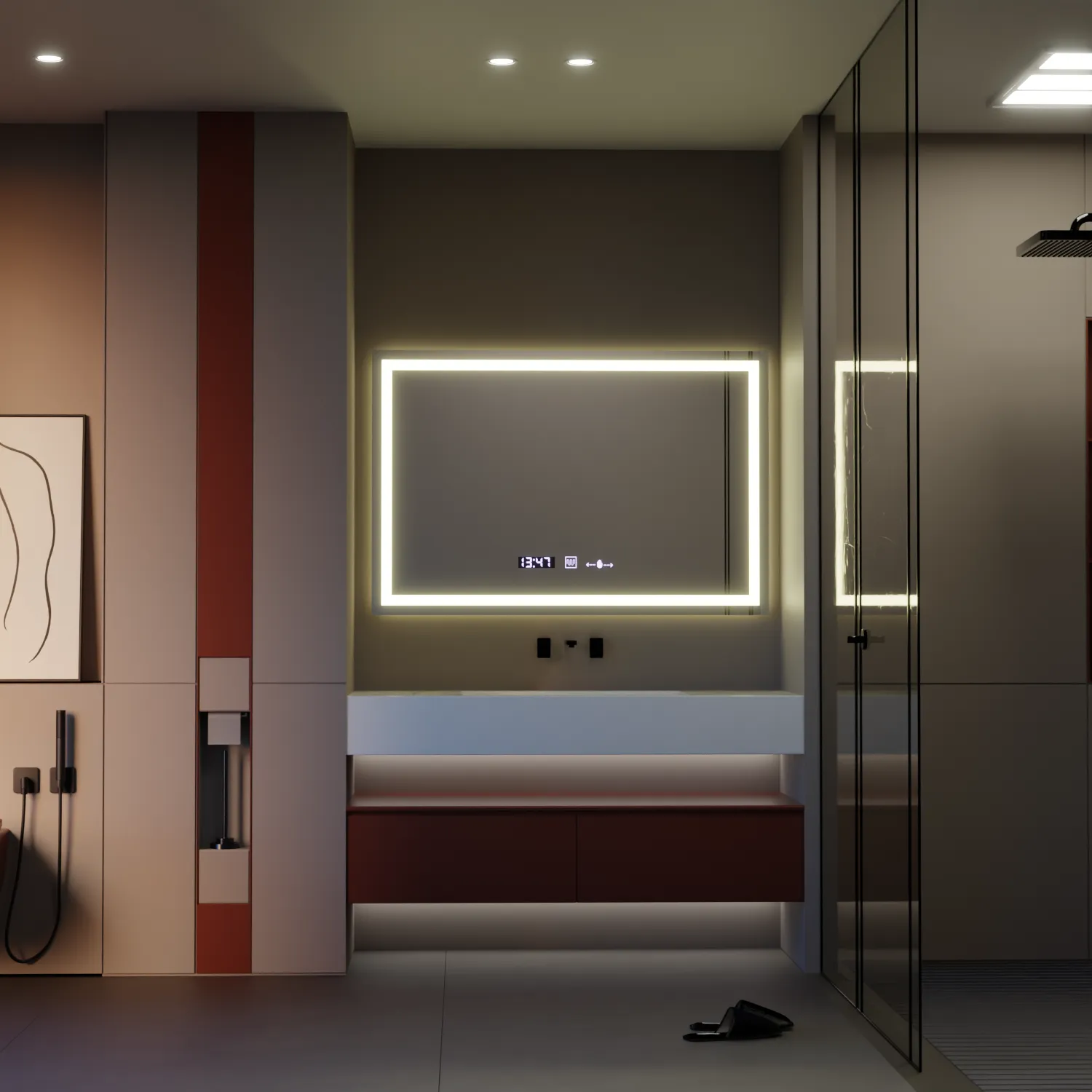 Alessandro Design Verite MotionGlow oglinda LED 120x80cm