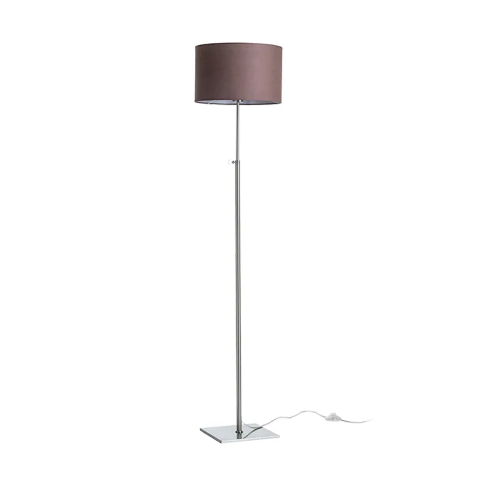 Rendl Light Studio Edika lampadar podea maro nichel mat E27