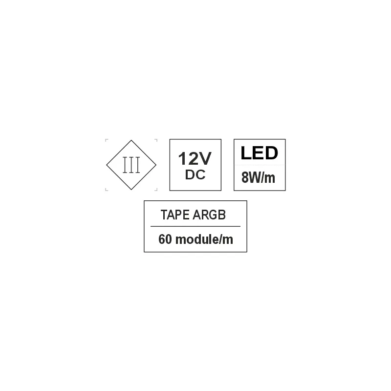 Furnika Tape ARGB bandă LED adresabilă + controller RF RGBWS