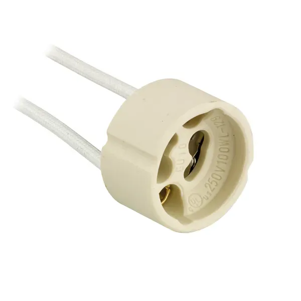 Aurora dulie GU10 ceramică cu cabluri 21cm termorezistentă