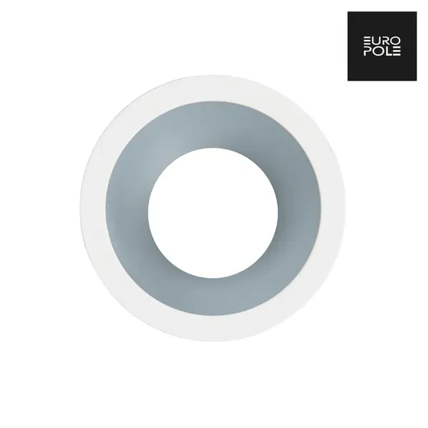 Aurora LED UP rama spot rotunda alba 82mm fixa