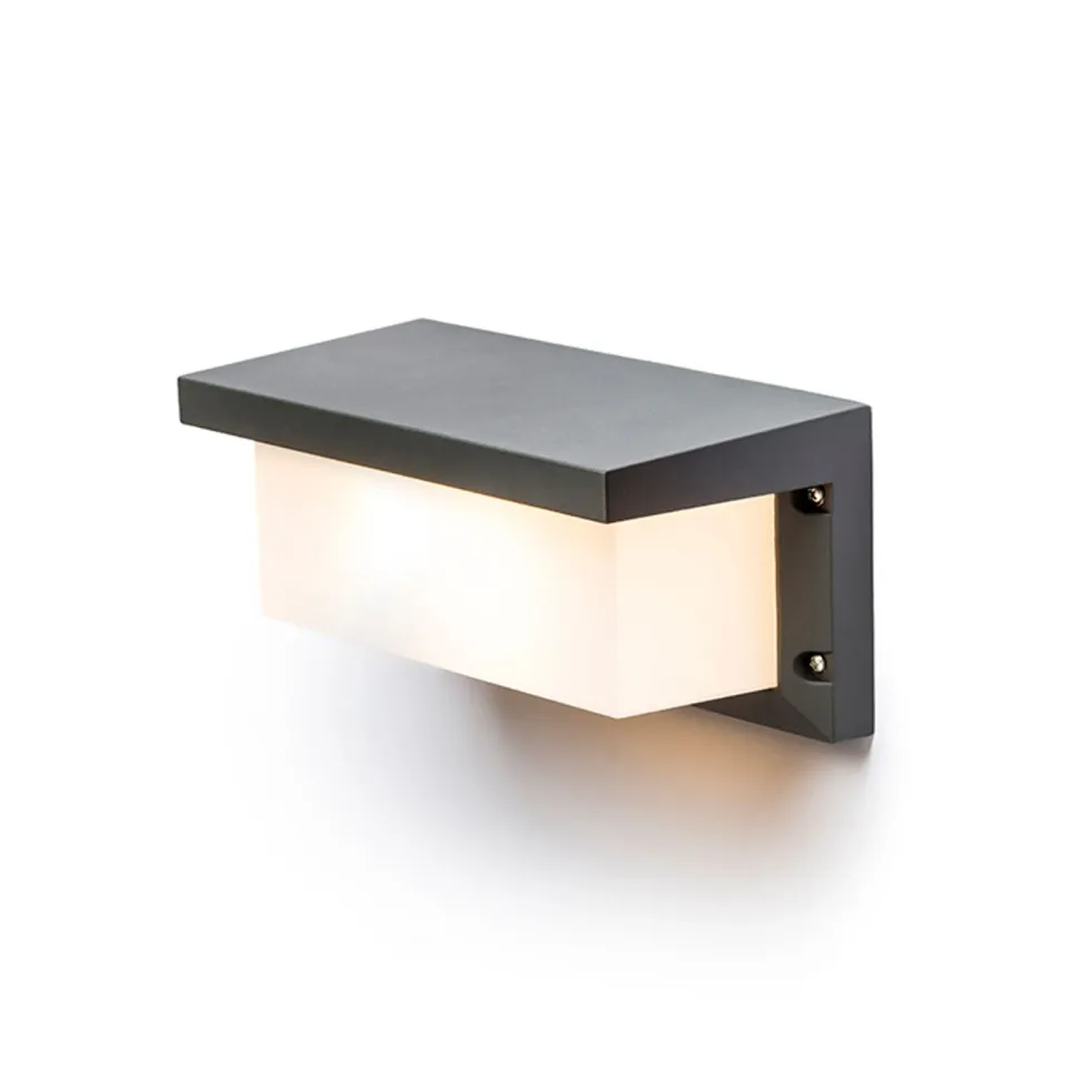 Rendl Hide RC aplică perete exterior E27 antracit