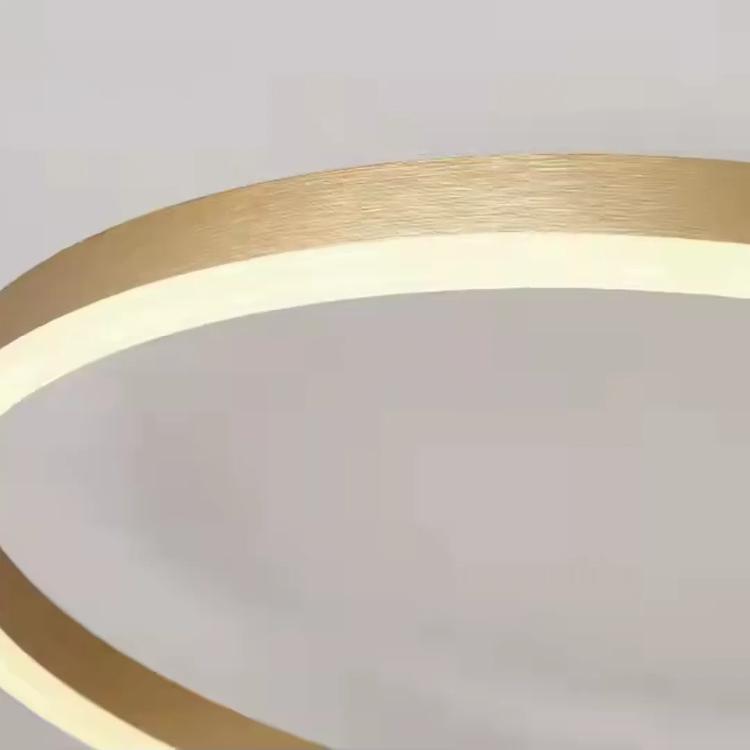 Alessandro Design Riga Lilith Lustra LED 68W Aurie 3 Cercuri